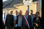 Dreux, le 26 septembre 2009 : inauguration de la rue des harkis