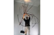 sculpture art vegetal installation art contemporain