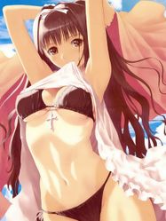 fille en maillot de bain
