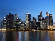 Marina bay la nuit (2)