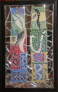 11-mosaïque d'un tableau de Matisse, réalisée par Odile