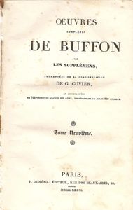 buffon page de titre
