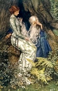 Viviane et Merlin
