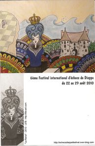 carte postale Echecs Dieppe