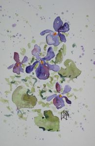 VIOLETTES I 115 X 175