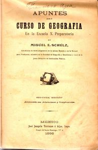 1893 Schulz, Miguel E; Apuntes para el Curso de Geografía