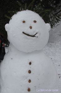 vrai bonhomme de neige