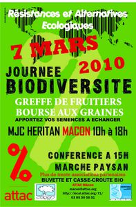 affiche biodiversité 2010