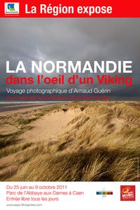 Affiche verticale Normandie v3 rouge - Lithosphere (1 sur 1