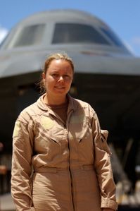 First female B-2 pilot to fly a combat mission1