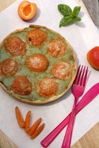 tarte ganache basilic abricots rôtis (7) modifié-1