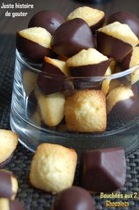 bouchées aux 2 choco