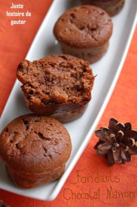 fondants choco marron