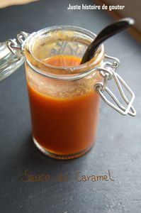 sauce au caramel