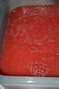 soupe pastèque fraise