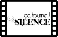 Scrap'Inès Etiquette photo cinéma à imprimer Silence ça
