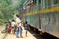 Madagascar, le train Fianarantsoa-Manakara