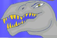 Néo-dinosaure t-rex