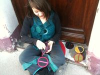 pantalon pabo, haut faro et porte monnaie cône