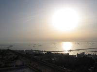 Alger lever de soleil sur la baie