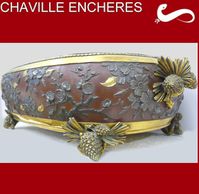 CHAVILLE ENCHERES JARDINIERE CHRISTOFLE