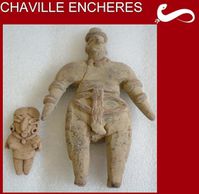 chaville encheres lot 2 statuettes
