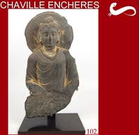 chaville encheres Bodhisattva Art Gréco-bouddhique du gand