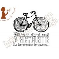 à bicyclette