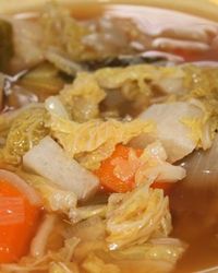 Soupe aux choux sa recette minceur suivie du régime au jo