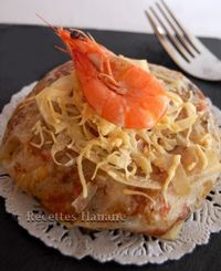 Mini pastillas aux crevettes
