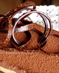 Bavarois caramel chocolat ... UN DELICE