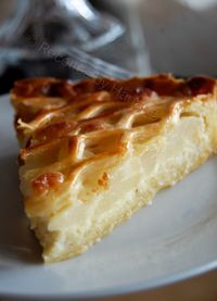Tarte amandine aux poires