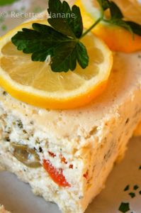 Terrine de poisson aux olives vertes