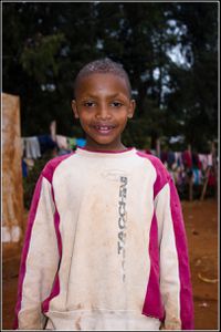 enfant de l'orphelinat de Karatu