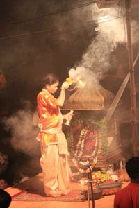 0007 Varanasi - Puja au Desaswamedh Ghat