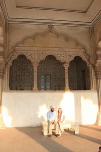0120 Agra - Diwan-i-Am du fort d'Agra
