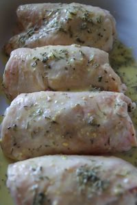 poulet au citron moutardes et herbes de provence 002