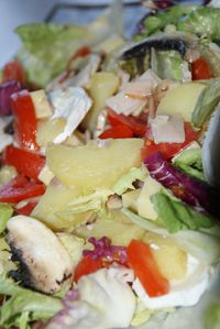 salade, gratin et brioche 002