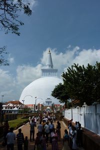 Anuradhapura temple blanc