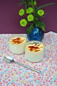 Panna cotta au chocolat blanc
