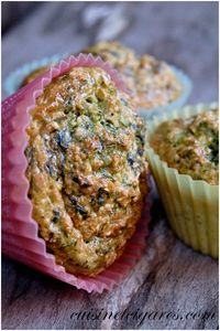 Muffins Epinards Roquette et Menthe Trio 1