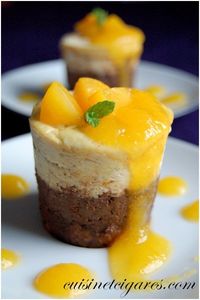 Cheesecake Pêches et Chocolat 4