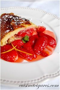 Omelette Soufflée aux Fraises 1