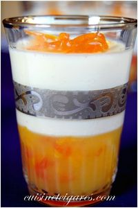 Panna Cotta sur Gelée d'Agrumes Fleurs 6