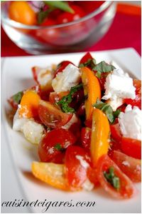 Salade Tomates Cerises Kumquats Chèvre 1