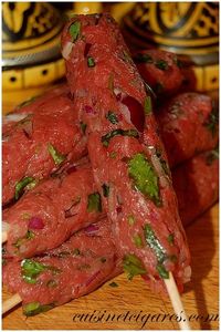 Brochettes de kefta