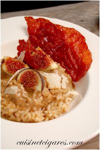 Risotto Figues Mascarpone et Parmesan 2