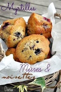 Muffins Myrtilles Mûres Doria