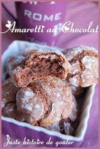 amaretti chocolat