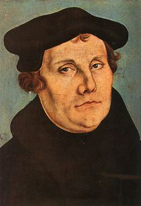 Martin Luther by Lucas Cranach der Ältere